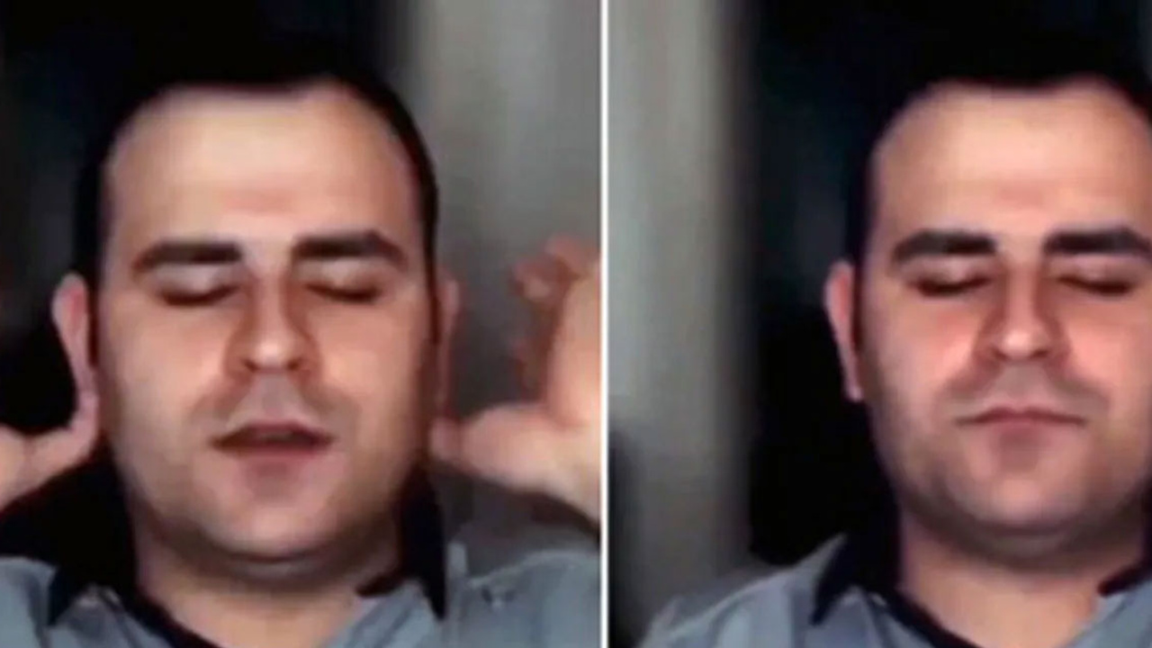 Güvenlik görevlisi kıyafetiyle namazla alay eden kişi gözaltına alındı