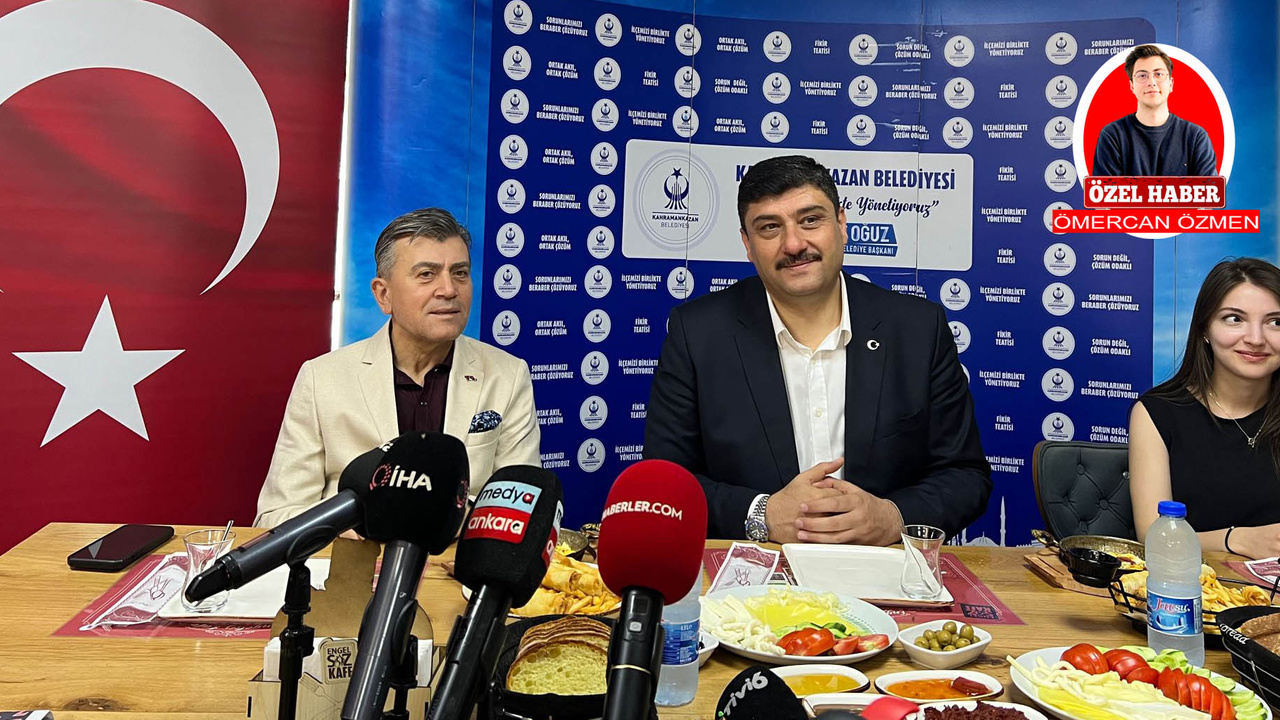 Serhan Oğuz ‘delikanlı’ Kahramankazan’ı gazetecilere anlattı