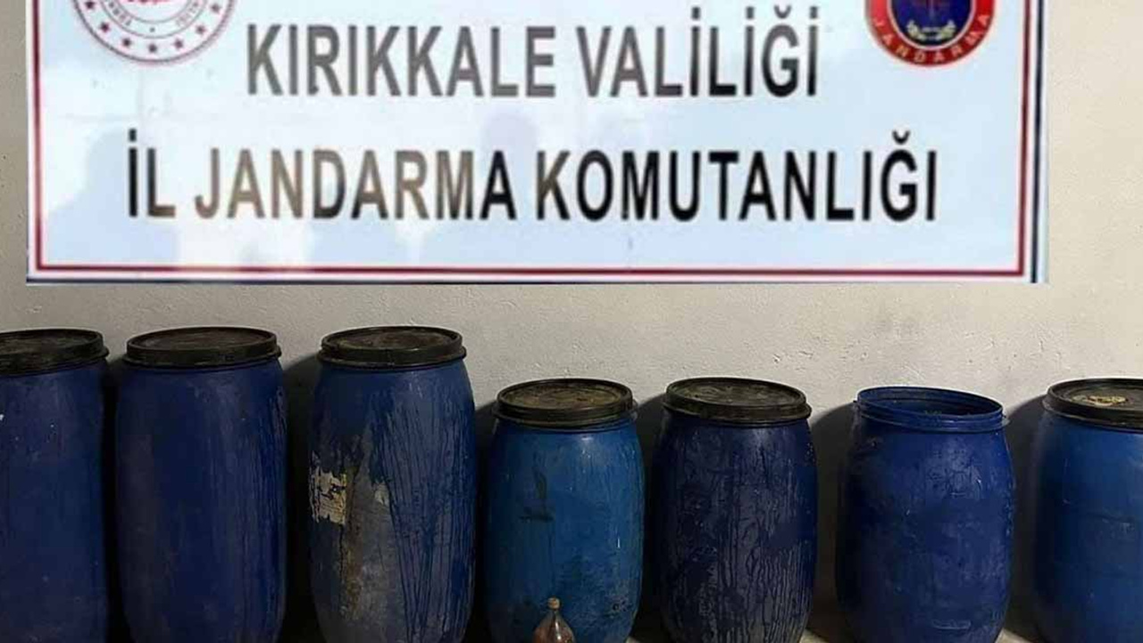 Kırıkkale'de kaçak şarap operasyonu