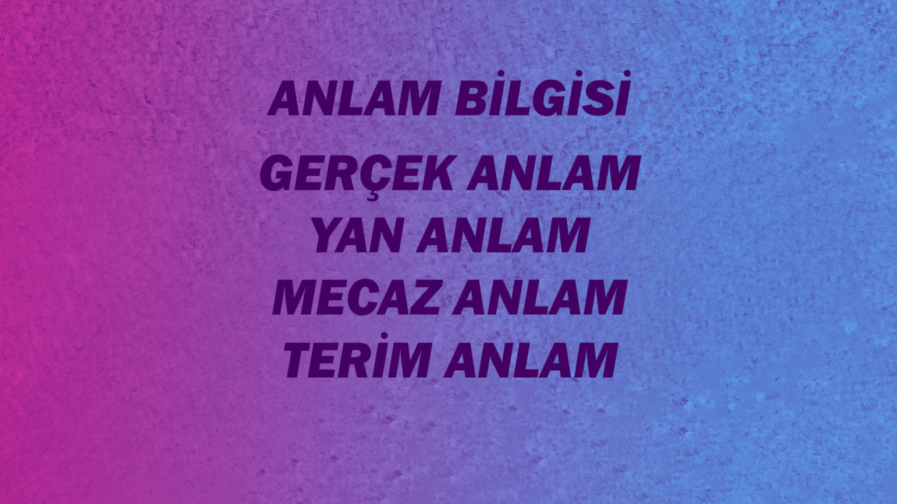 Dil bilgisinde gerçek anlam nedir?