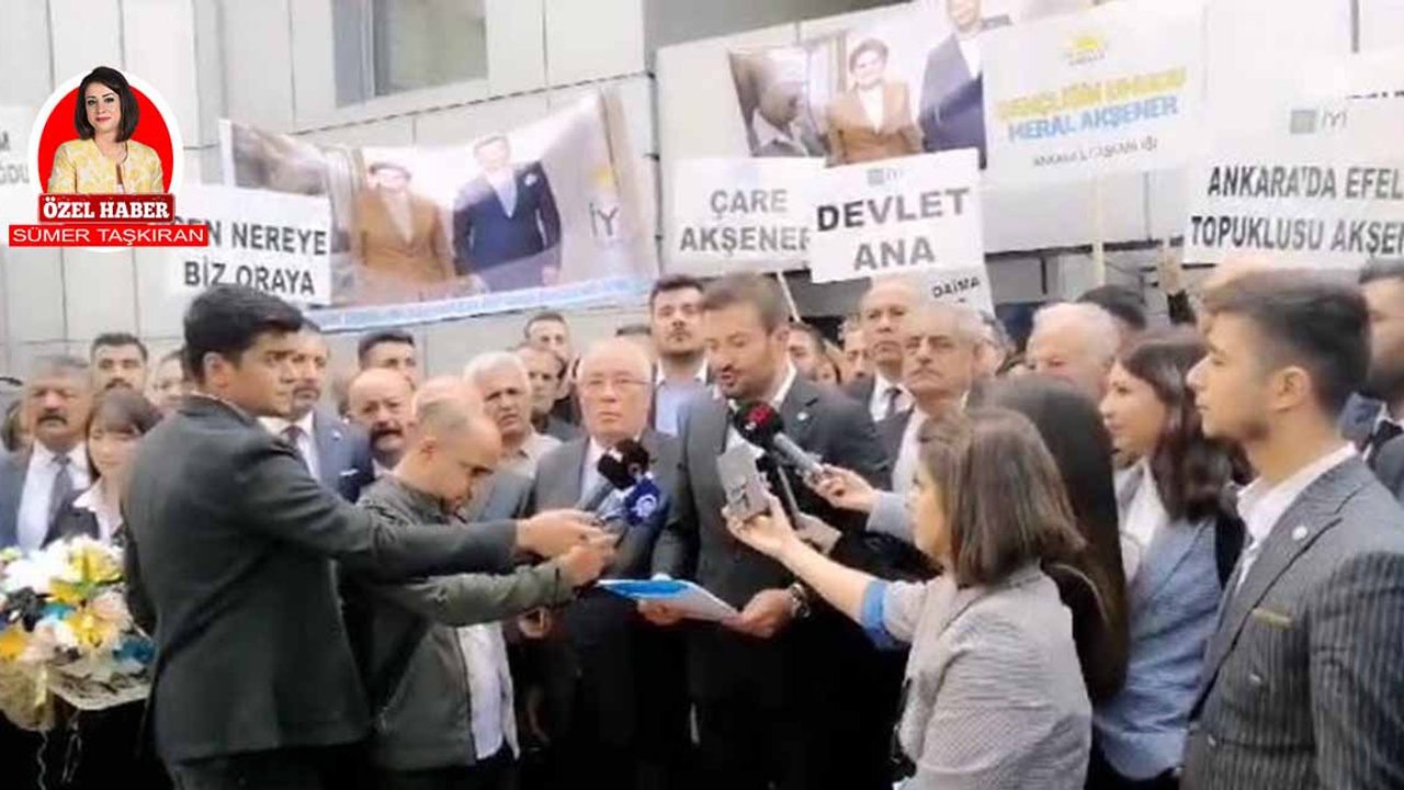 İYİ Parti Ankara İl'den Akşener'e destek açıklaması geldi