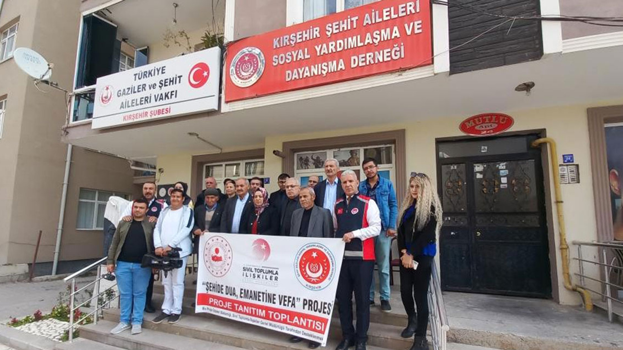 Kırşehir'de şehit aileleri bir araya gelecek