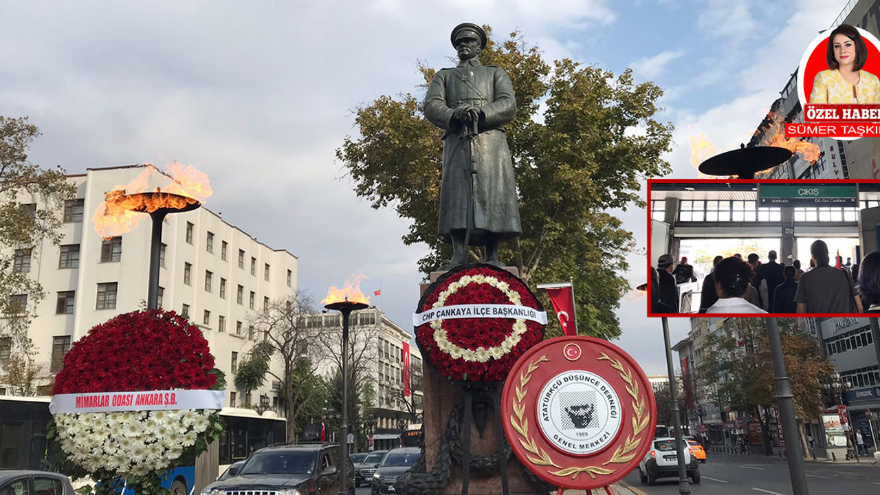 Atatürk Ankara'nın her yerinde anılıyor