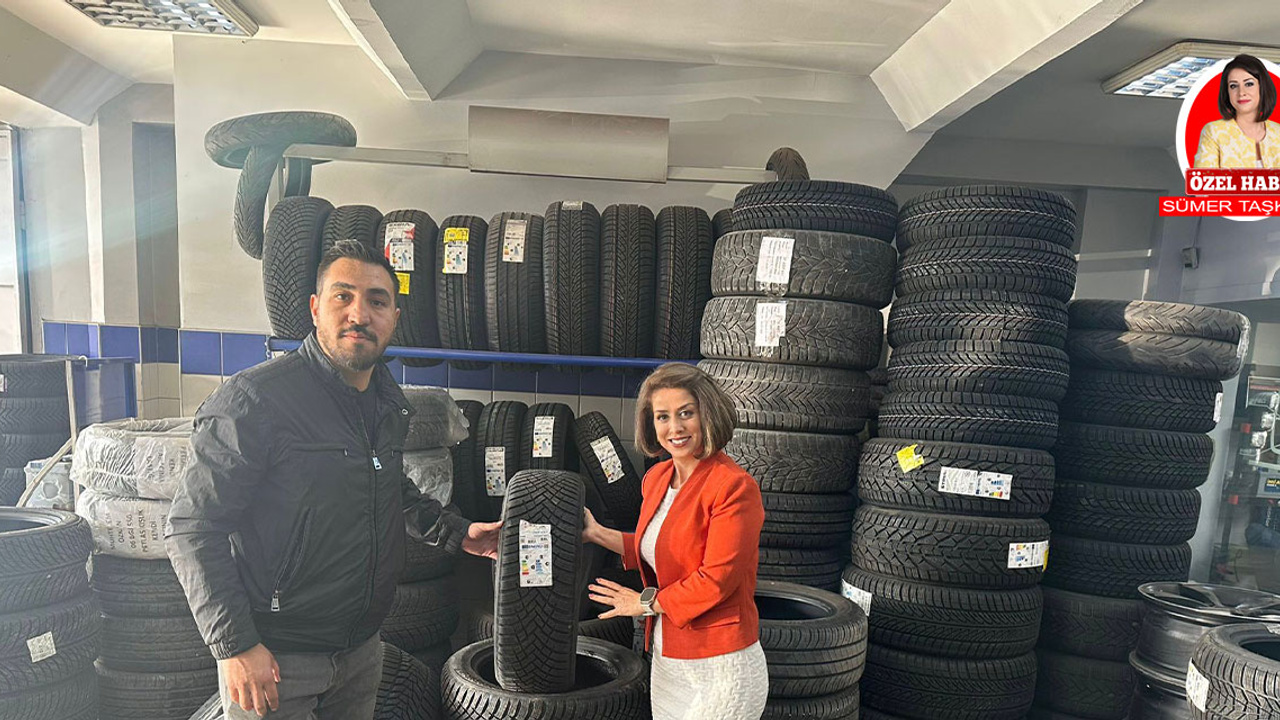 Ankara'da kış lastiği değişimi yoğunlaştı