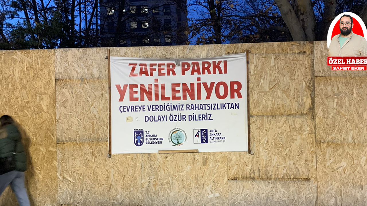 Ankara’nın göbeğinde Zafer Parkı yenileme çalışmaları yıllardır bitmiyor!