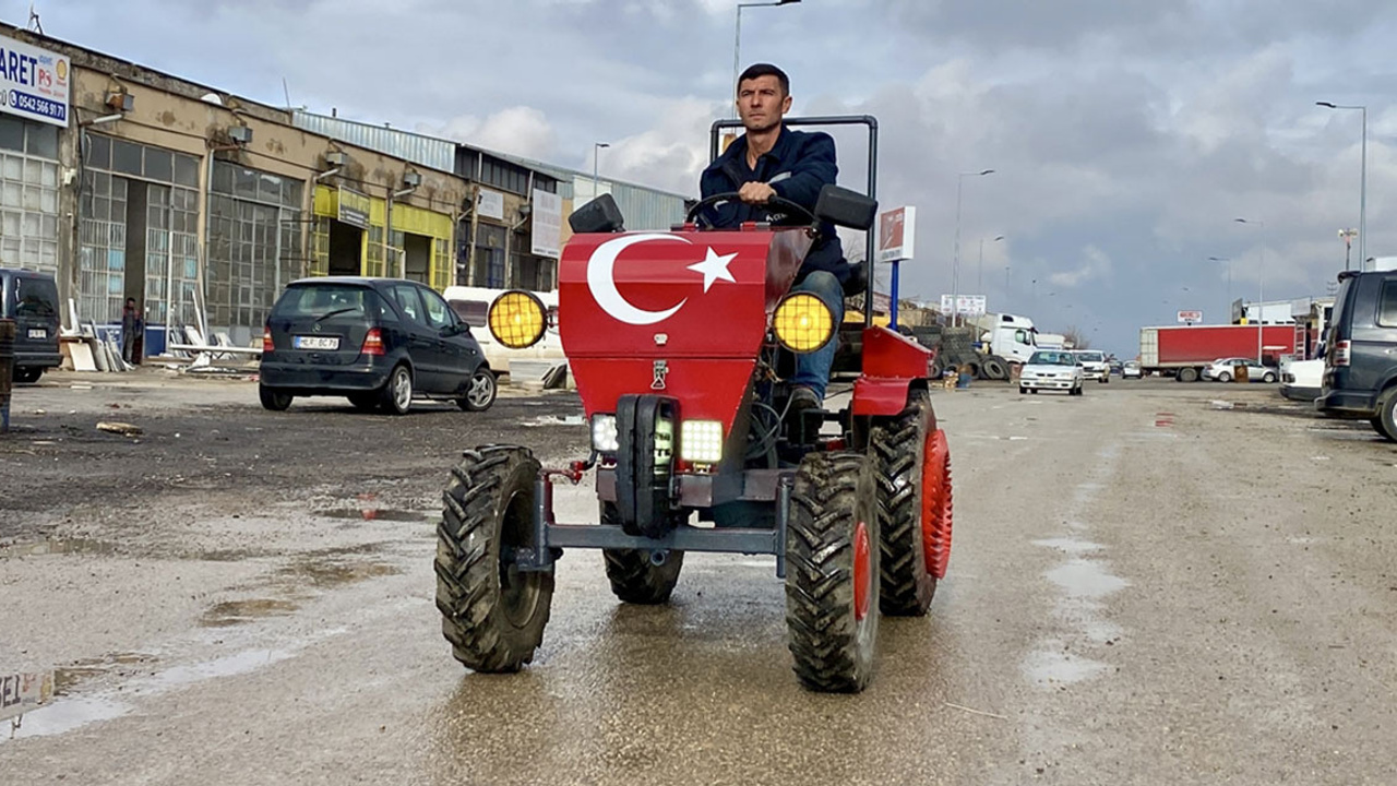 Kırşehirli girişimci, kendi traktörünü üretti