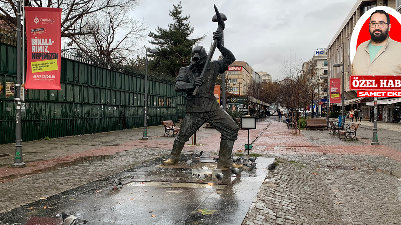 Ankara Çankaya'da Olgunlar Sokak Madenci Anıtı ve çevresi bakım istiyor