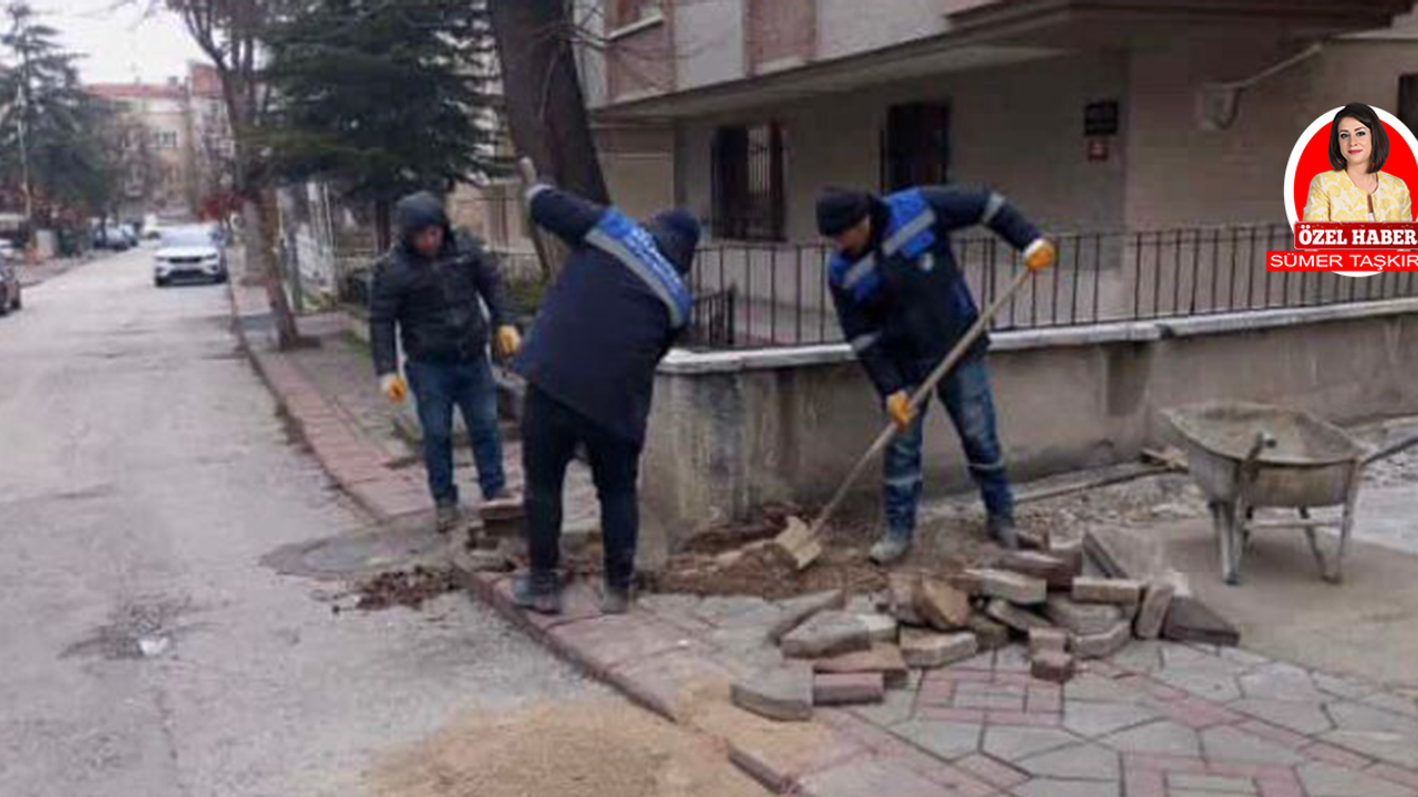 Aydınlıkevler’de kaldırım yenileme çalışmaları başladı!