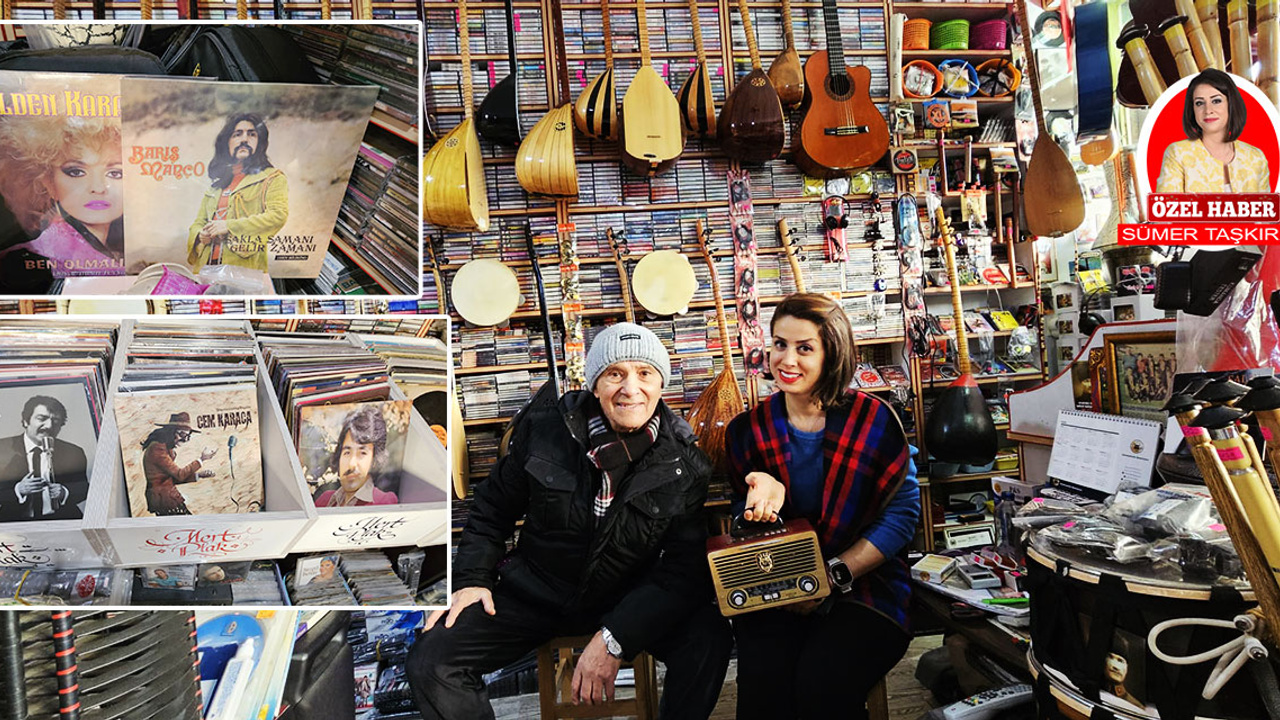 Ankara Yenimahalle'de yılların eskitemediği bu müzik market ile nostalji yolculuğuna çıkabilirsiniz