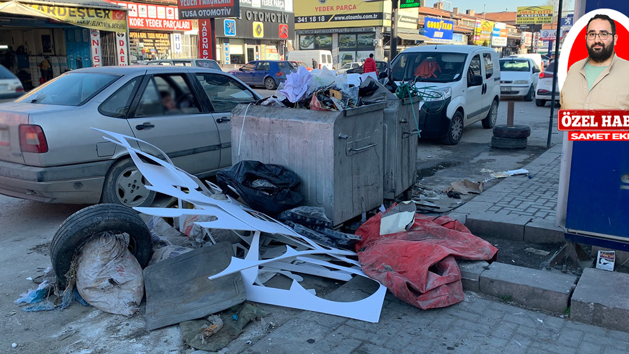 Ankara İskitler Sanayi Sitesi’nde çöp problemi hem esnafı hem de vatandaşı etkiliyor