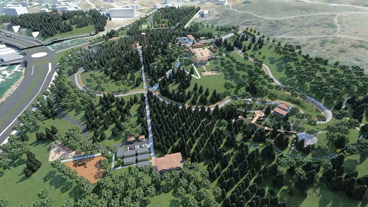 Pursaklar Belediyesi Pursaklar Millet Bahçesi ve Gümüşoluk Millet Bahçesinin yapımına devam ediyor