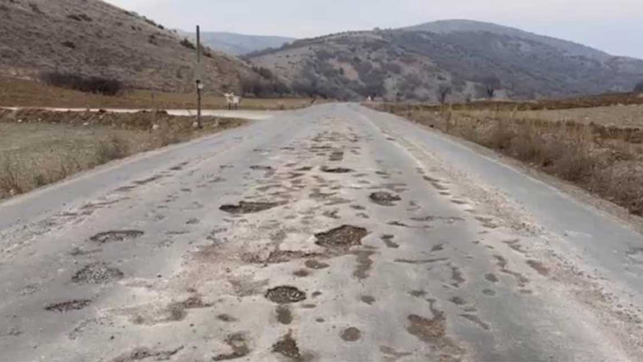 Pursaklar'da tamamlanmayan yol tepki topladı