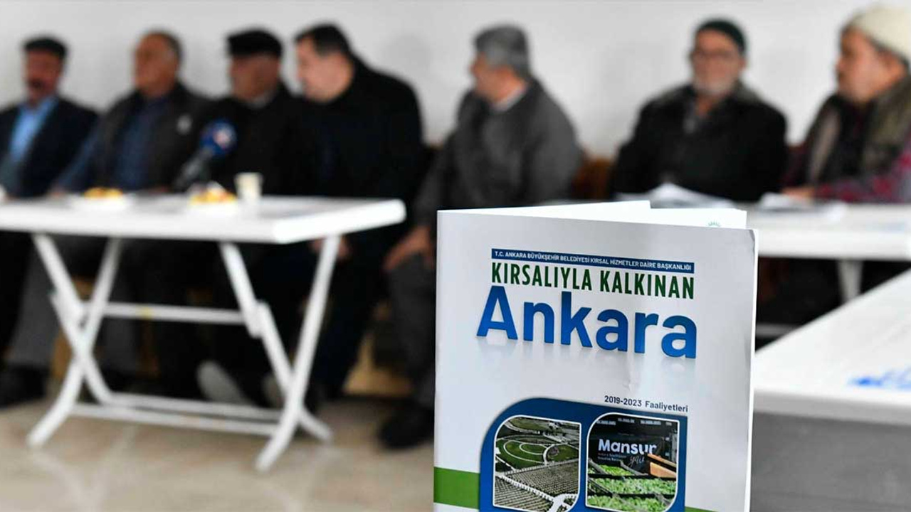 Ankara Büyükşehir Belediyesi kırsal kalkınma toplantılarına devam ediyor