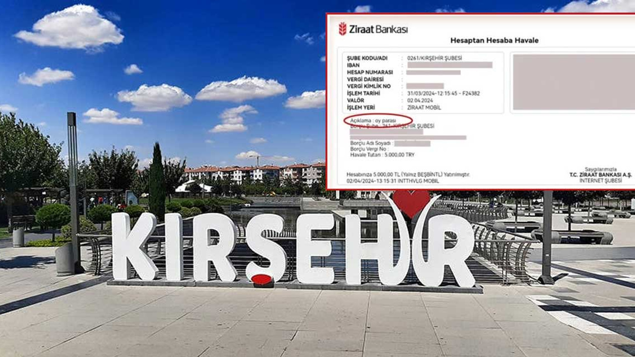 Kırşehir'de 'oy karşılığı 5 bin lira' iddiası: Ortalık karıştı!