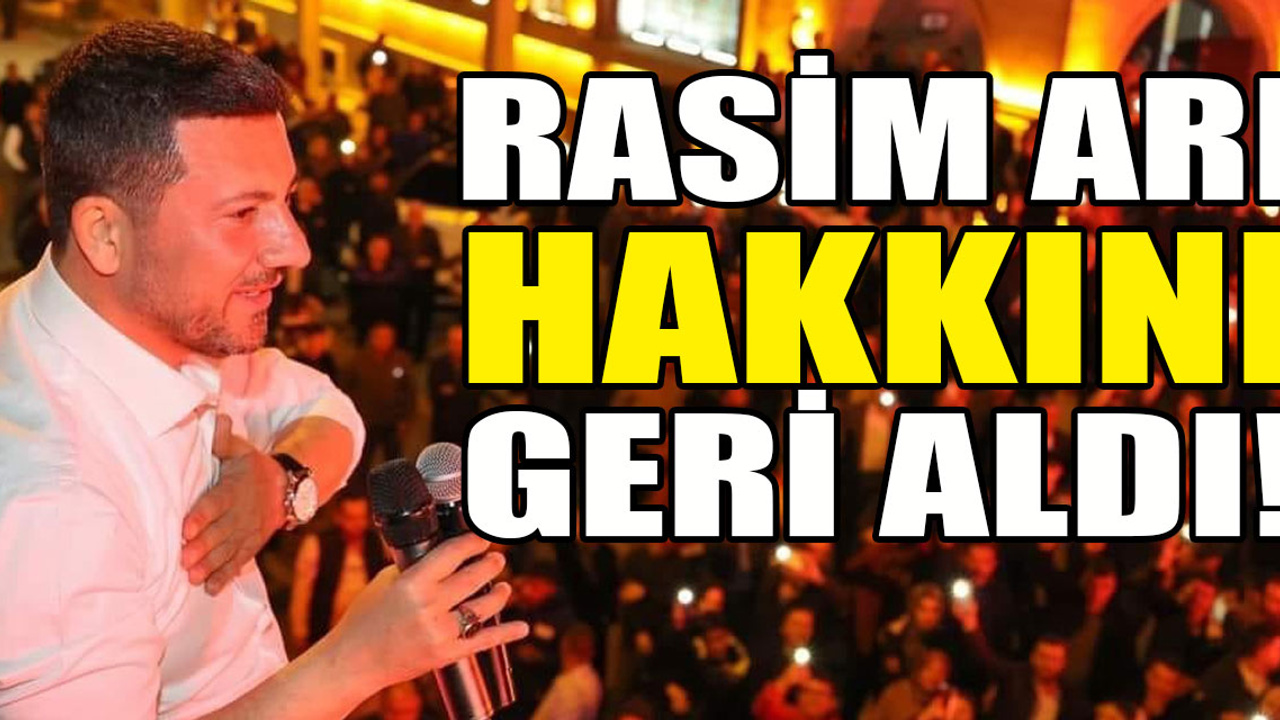 Nevşehir Belediyesini geri alan Rasim Arı ilk imzayı attı!