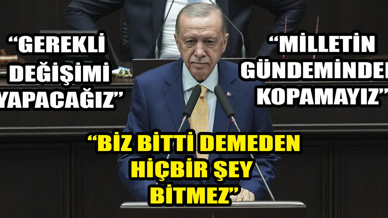 Cumhurbaşkanı Erdoğan'dan seçim açıklaması: 16 milyon seçmenin iradesi sandığa yansımadı