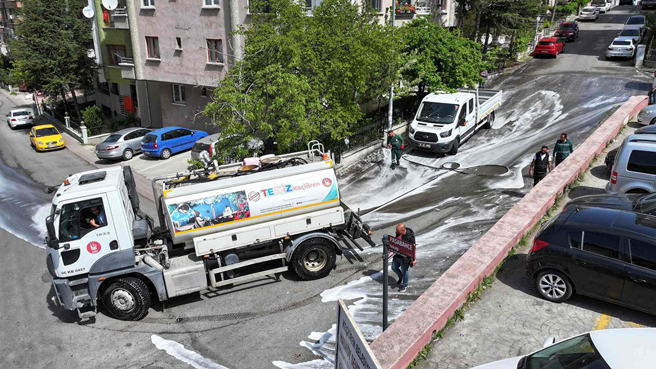 Keçiören'de bahar temizliği başladı!