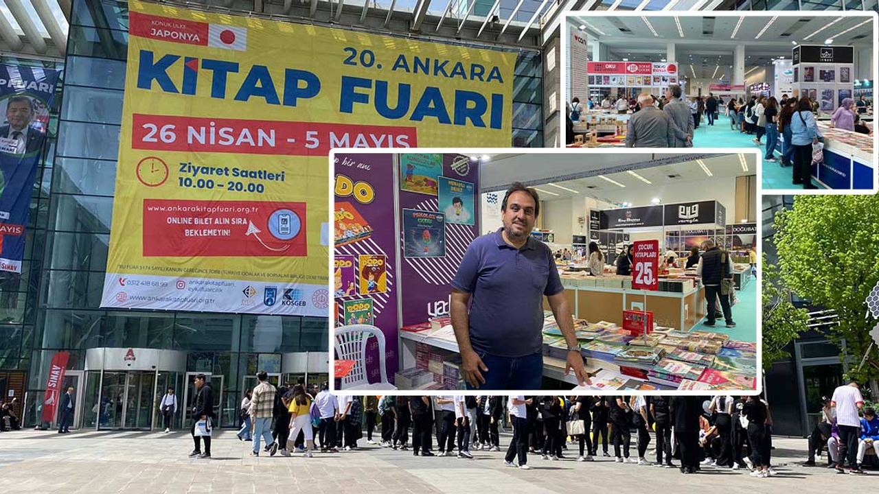 20. Ankara Kitap Fuarı bugün açıldı: Başkentlilerden yoğun ilgi...