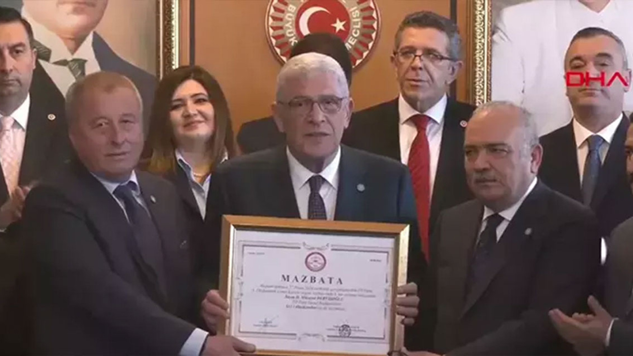 Müsavat Dervişoğlu mazbatasını aldı!