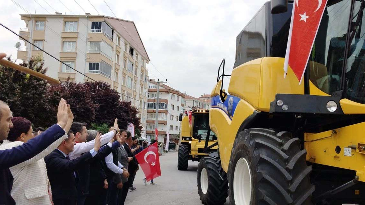 Kırşehir'de hasat mevsimi için harman yolculuğu başladı!