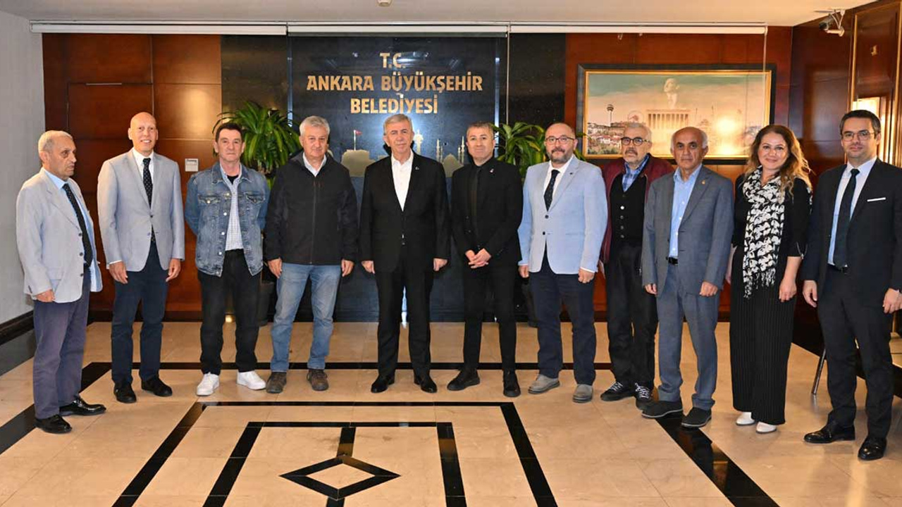 TSYD Ankara’dan Mansur Yavaş’a ziyaret