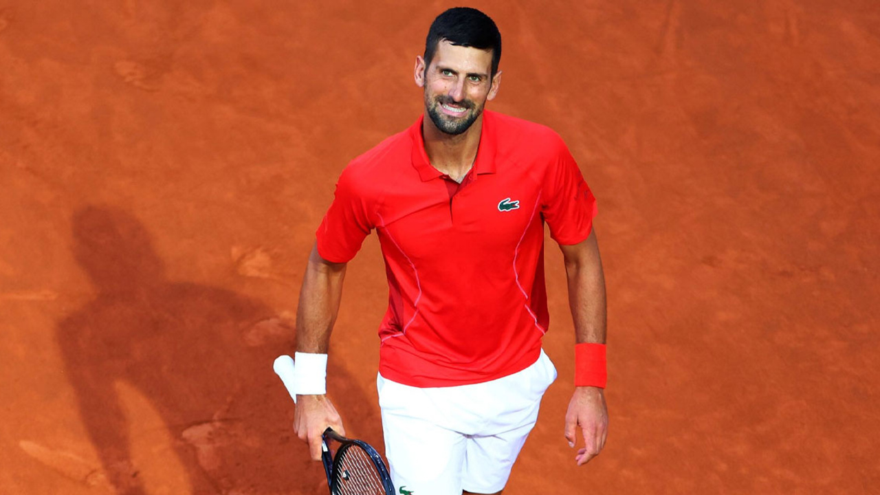 Sırp raket Novak Djokovic, Roma Açık'ta zorlanmadan üçüncü turda