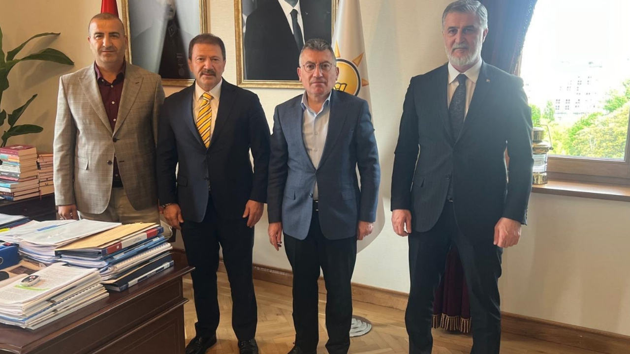 Mehmet Yiğiner'den Abdullah Güler'e ziyaret