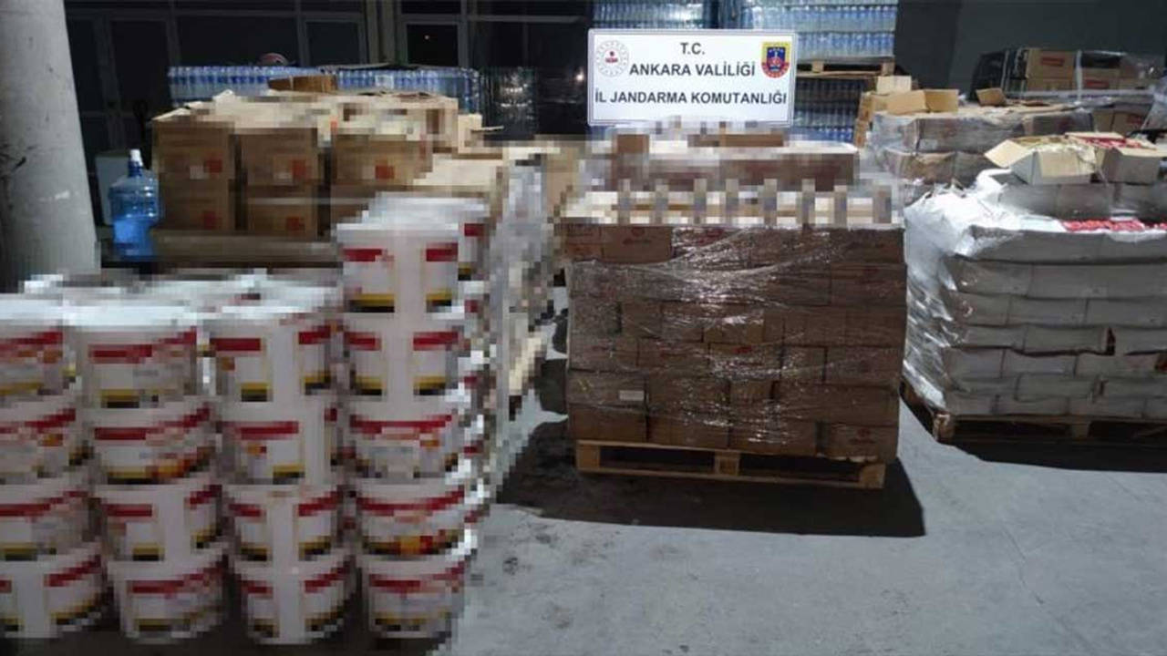 Ankara'da gıda kaçakçılarına operasyon!
