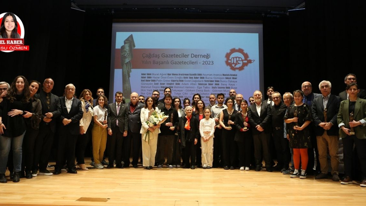 Çağdaş Gazeteciler Derneği ‘Yılın Başarılı Gazetecileri Ödül’ töreni gerçekleşti