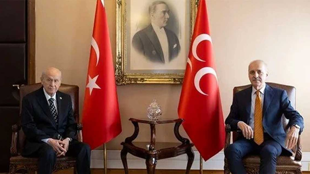 TBMM Başkanı Kurtulmuş MHP Lideri Bahçeli ile görüştü!
