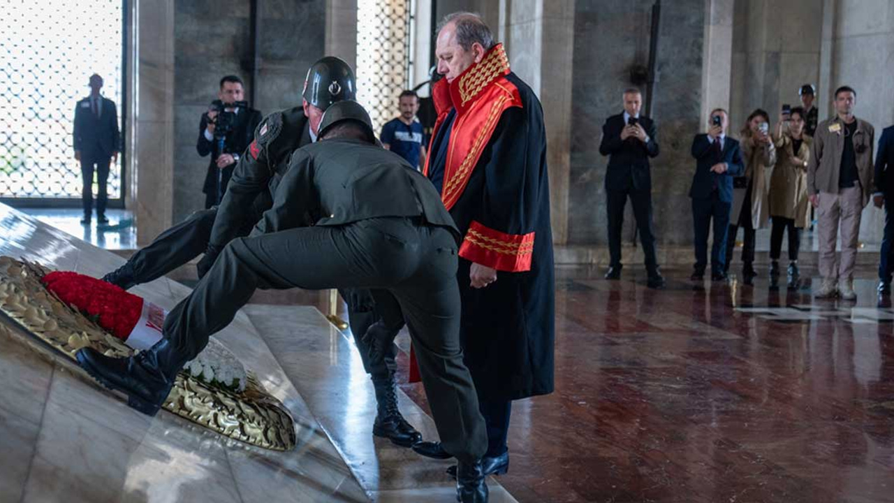 Yargıtay Başkanı Ömer Kerkez'den Anıtkabir'e ziyaret!