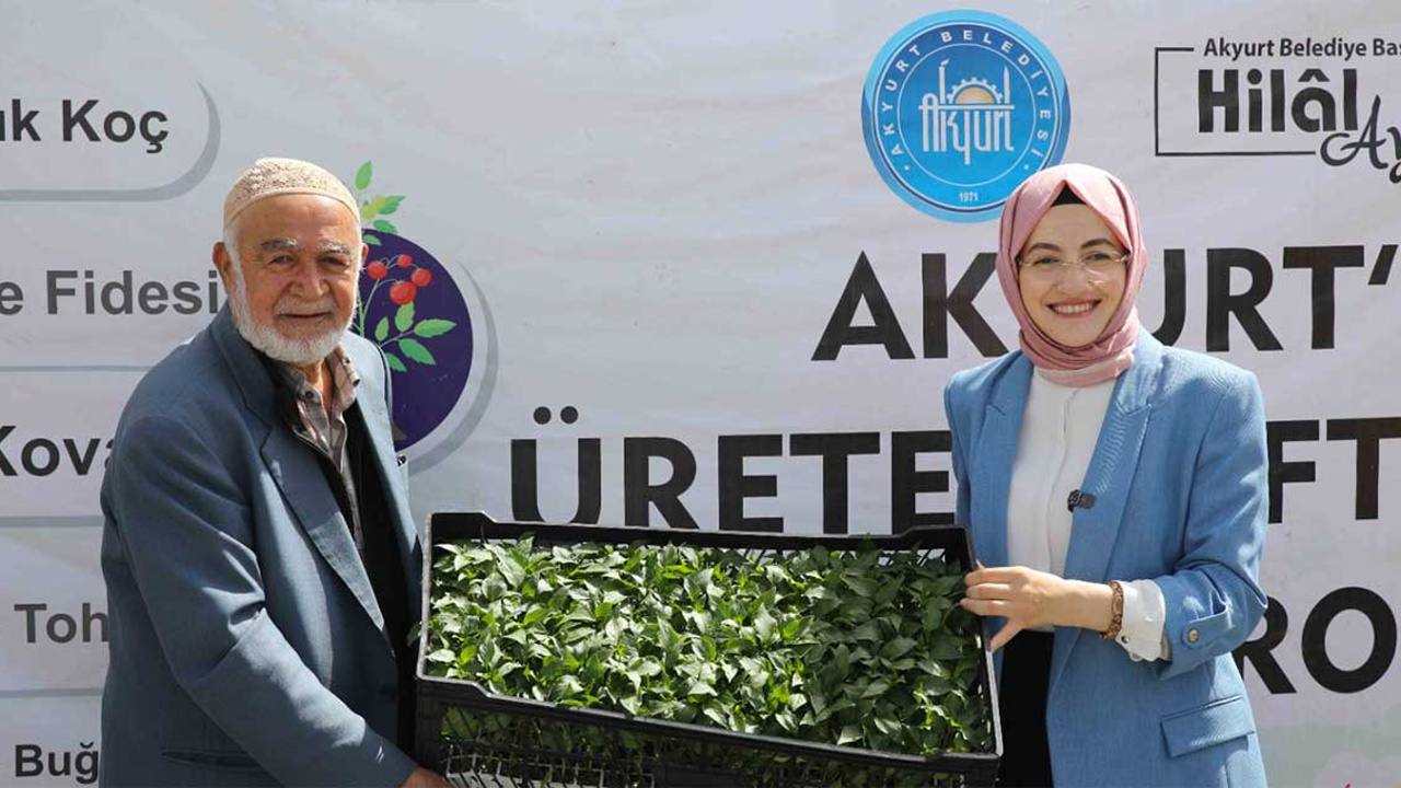 Akyurt Belediyesinden çiftçilere destek