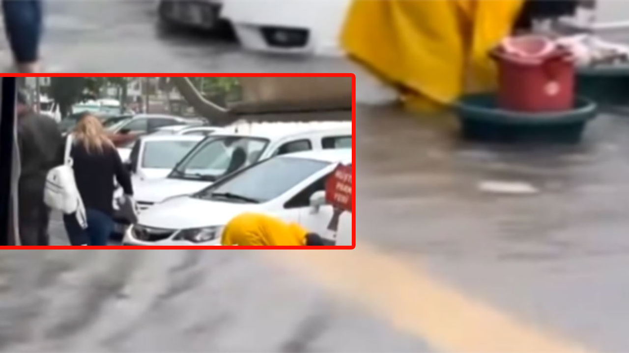 Keçiören'i yine sel bastı! Mazgallar tıkandı!