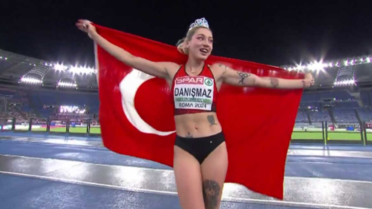 Milli atlet Tuğba Danışmaz, Avrupa Atletizm Şampiyonasında Avrupa ikincisi oldu: Olimpiyat kotası ve Türkiye rekoru