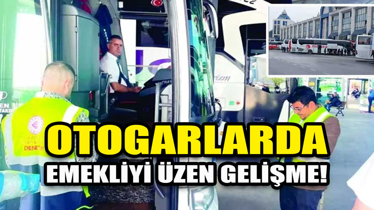 Emekliye otogarda da gün yüzü yok: Emekliye indirimde ''katakulli''