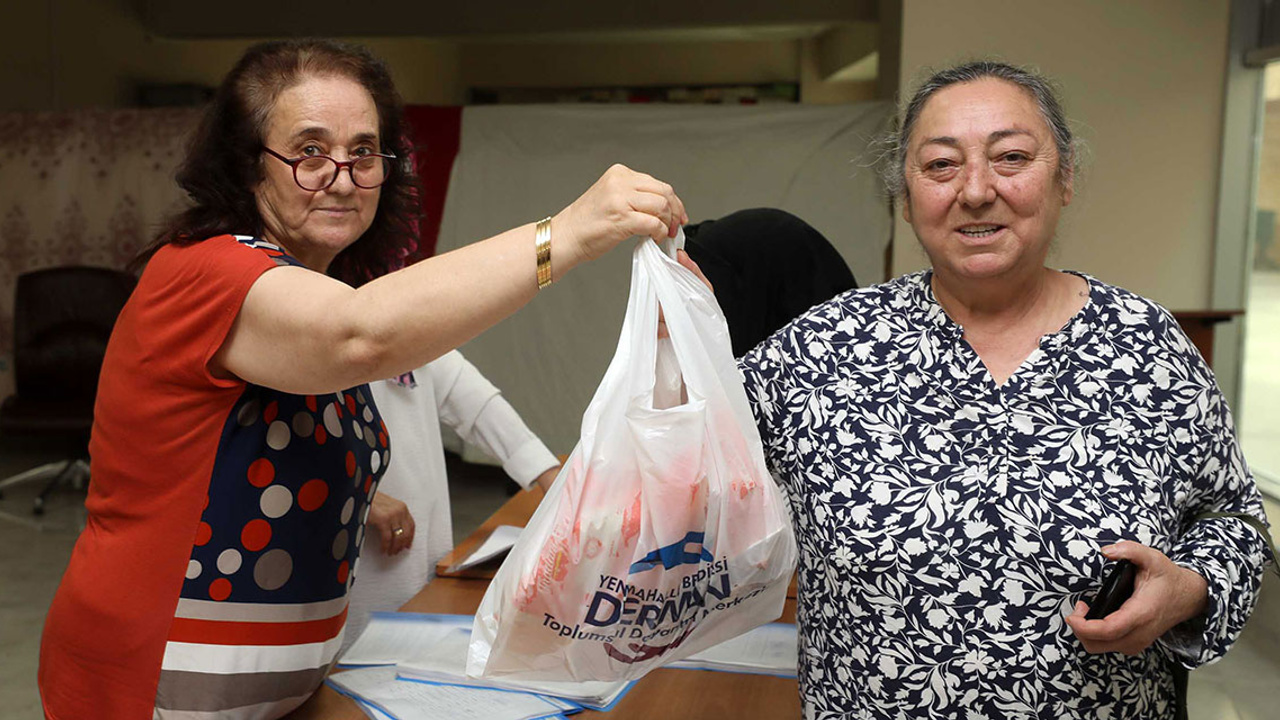 Yenimahalle'de bulunan Derman Market’ten 80 bin kişi yararlandı