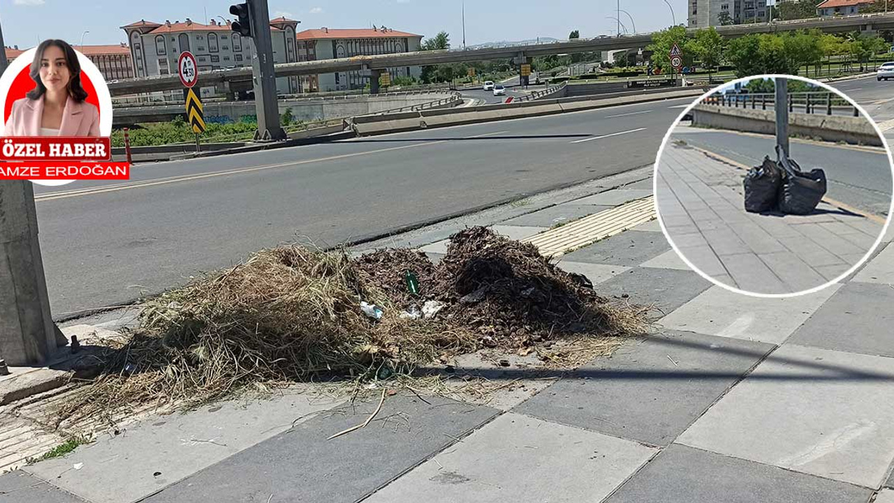 Ankara Keçiören'de çöp krizi devam ediyor