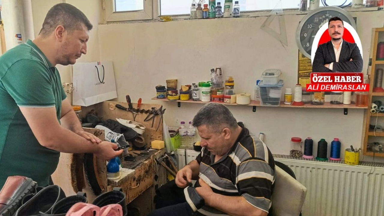 Ayakkabı tamiratında tehlike çanları! Yılların ustası Sami Boztaş anlattı