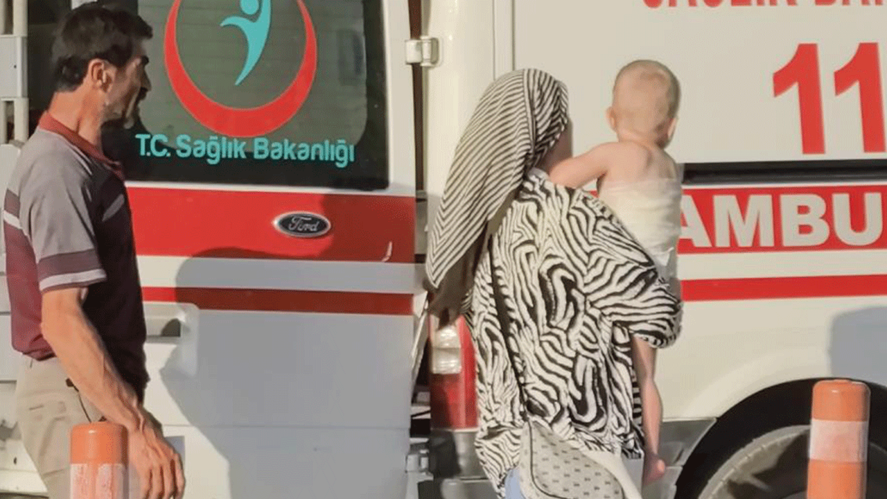 Bebeğin üzerine kaynar su döküldü!