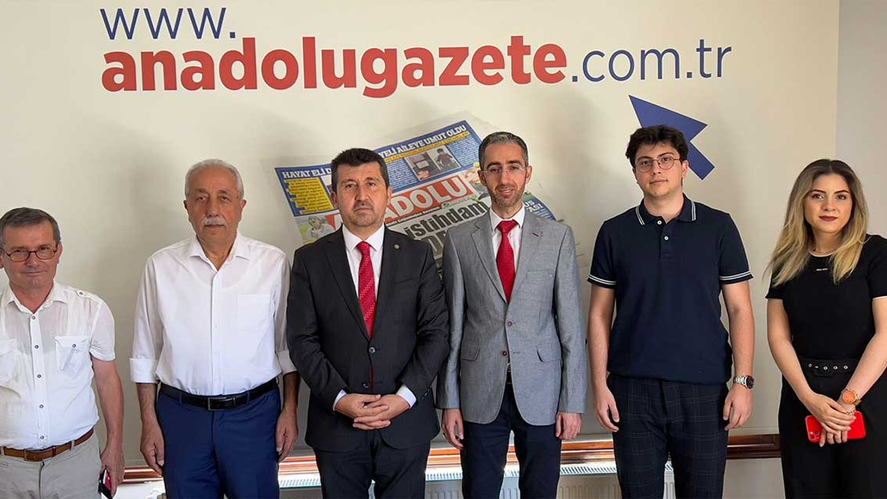 ASBÜ Rektörü Arıcan'dan anadolugazete.com.tr'ye ziyaret