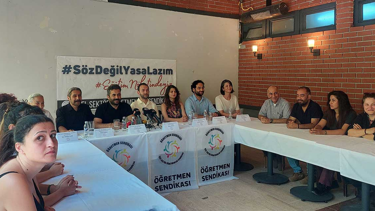 Özel Sektör Öğretmenleri Sendikasından eğitim nöbetinin 33. gününde taban maaş talebi