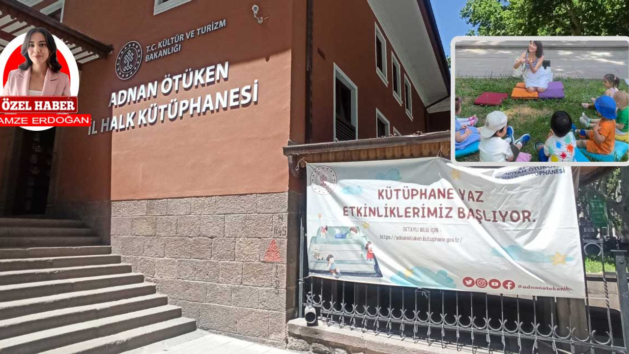 Adnan Ötüken İl Halk Kütüphanesi yaz etkinlikleri çocukları çağırıyor