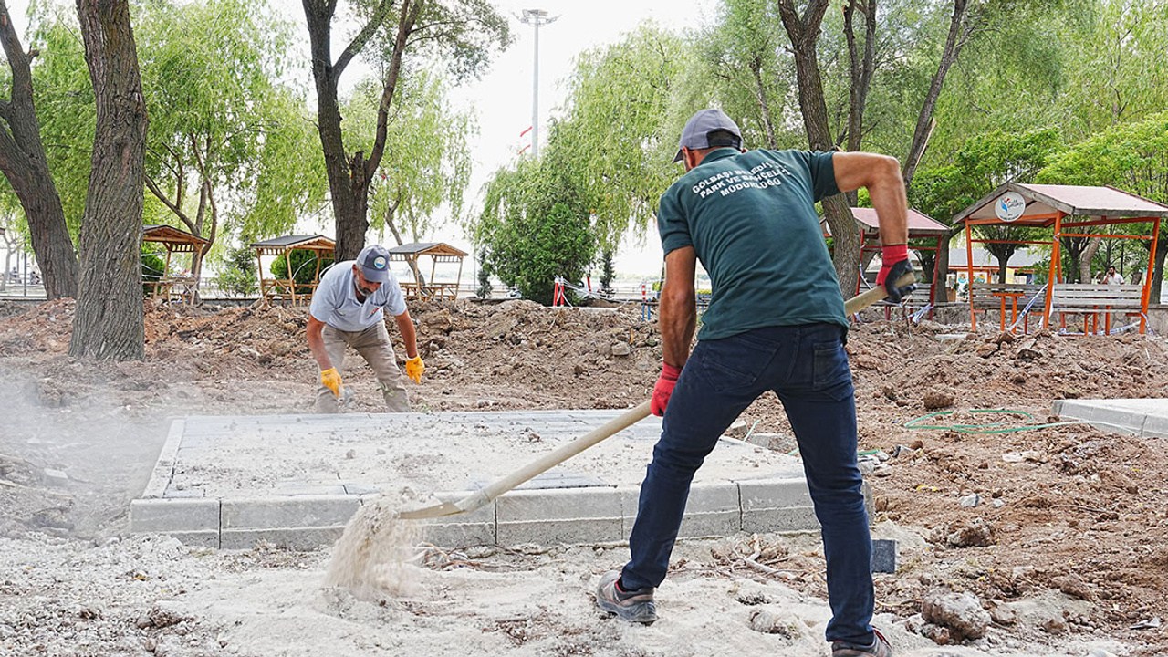 Ankara Gölbaşı Atatürk Sahil Parkı yenileniyor