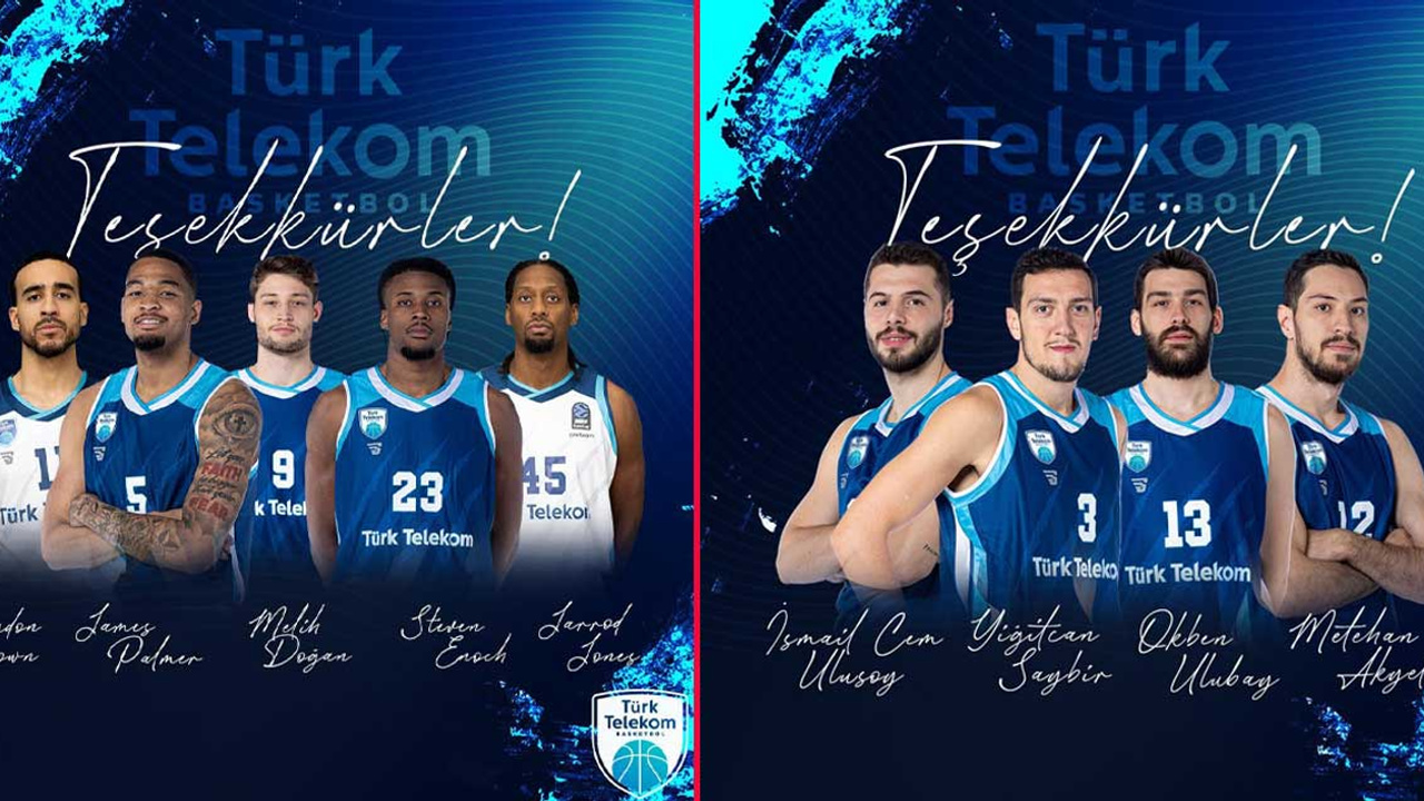 Türk Telekom Basketbol sil baştan: 13 isimle yollar ayrıldı