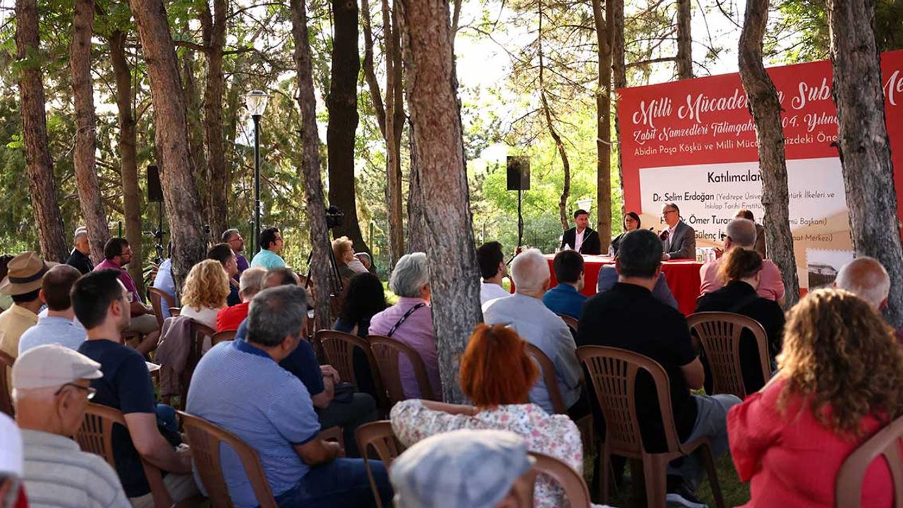 Abidin Paşa Köşkü Milli Mücadele Müzesi'nde tarihsel panel