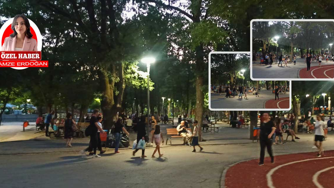 Sıcaktan bunalan Ankaralılar soluğu Kurtuluş Parkı'nda aldı