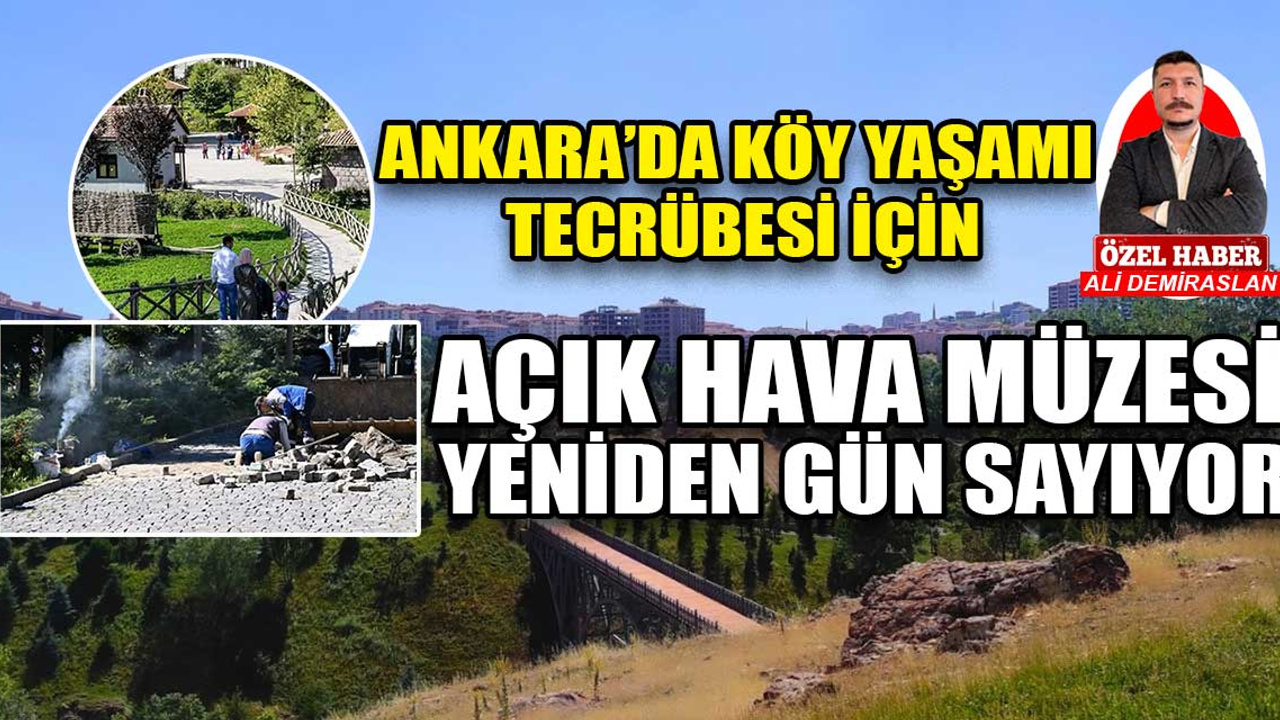 Ankara'da köy tecrübesi yaşatan Altınköy Açık Hava Müzesi ziyaret için yeniden gün sayıyor