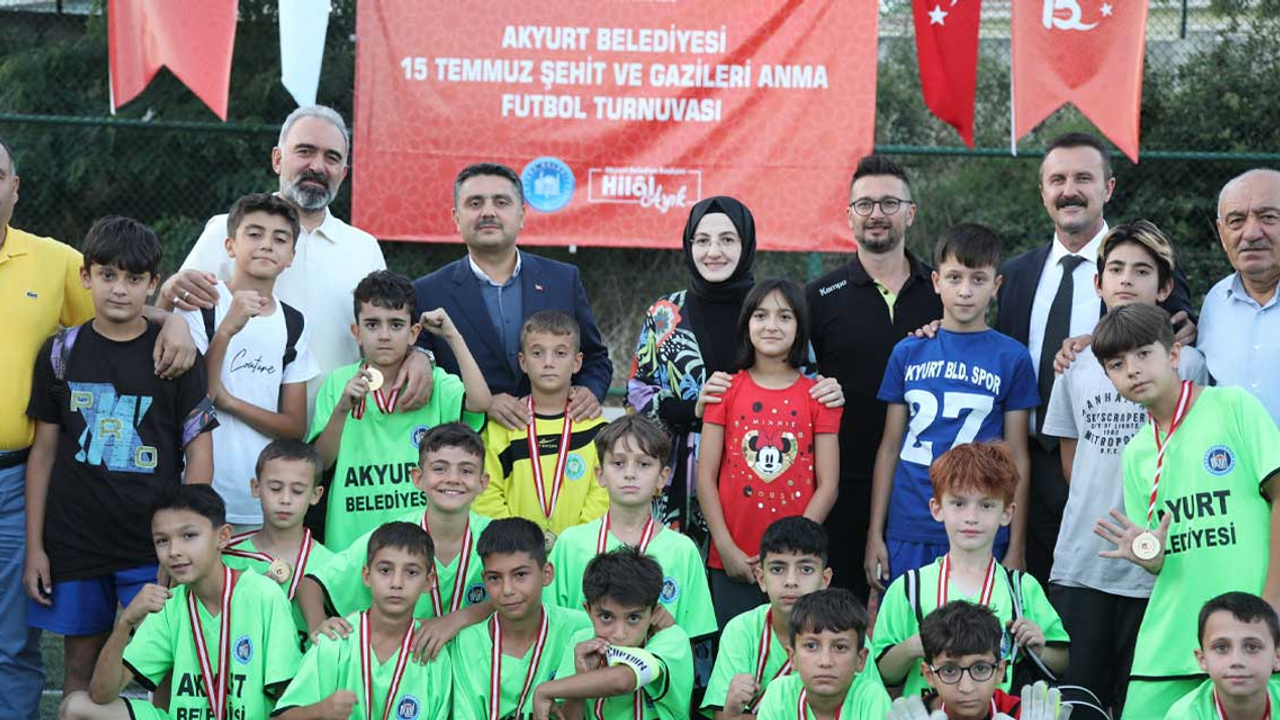 Akyurt'ta 15 Temmuz şehit ve gazileri için anlamlı turnuva!