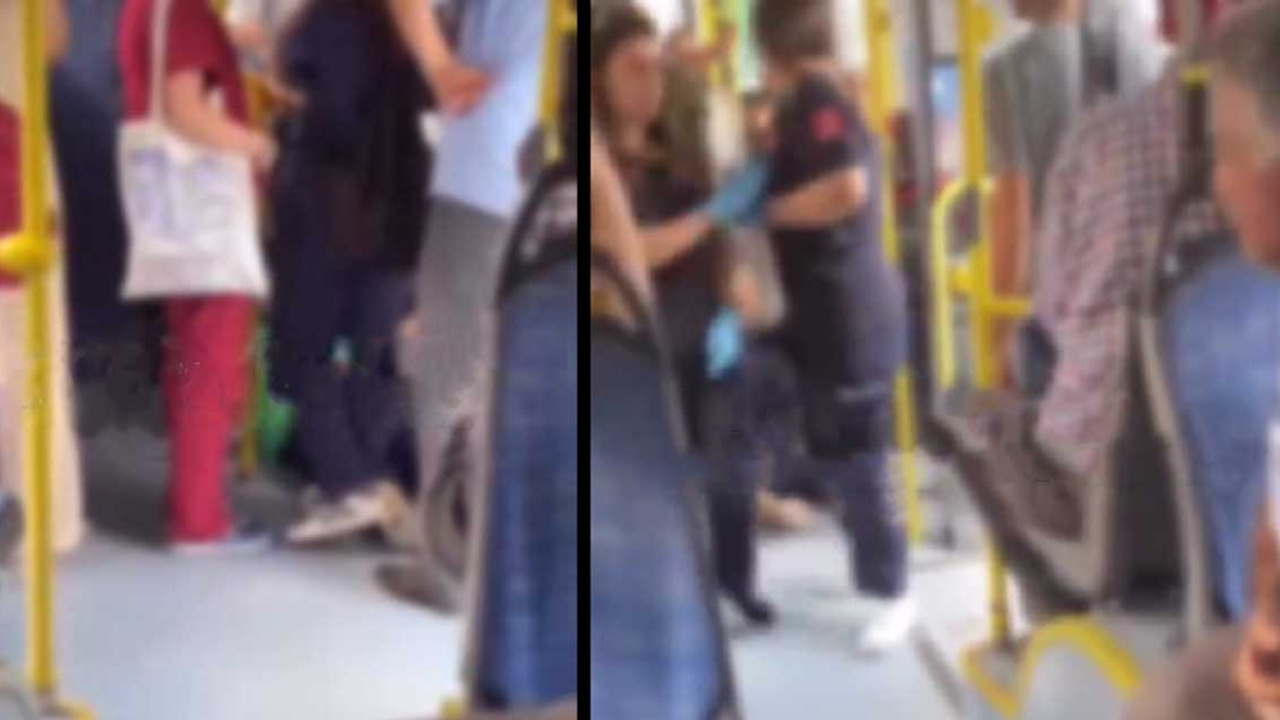 Ankara'da 414 numaralı EGO otobüsünün ani fren yapması sonucu 2 kişi yaralandı
