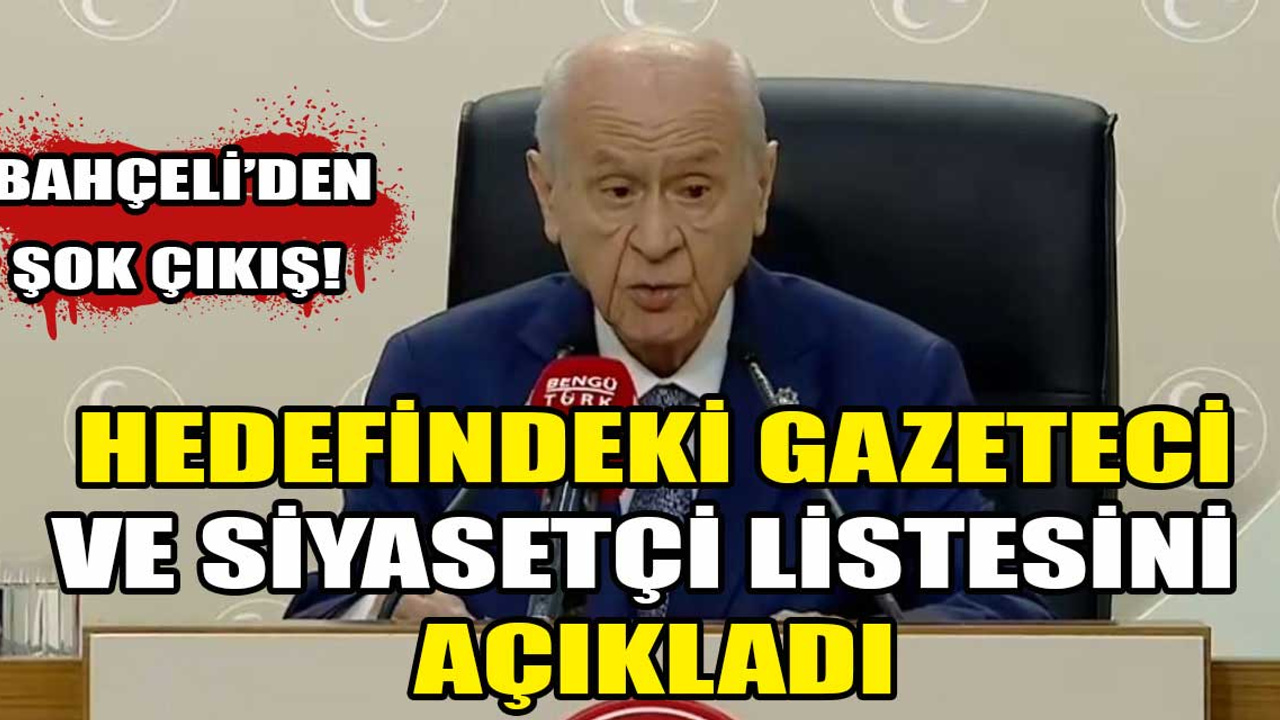 Bahçeli'nin takipçisi olduğu gazeteciler listesi!